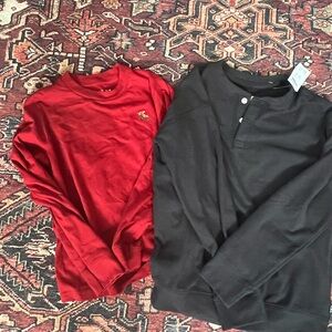 Boys Abercrombie Long Sleeve Shirts